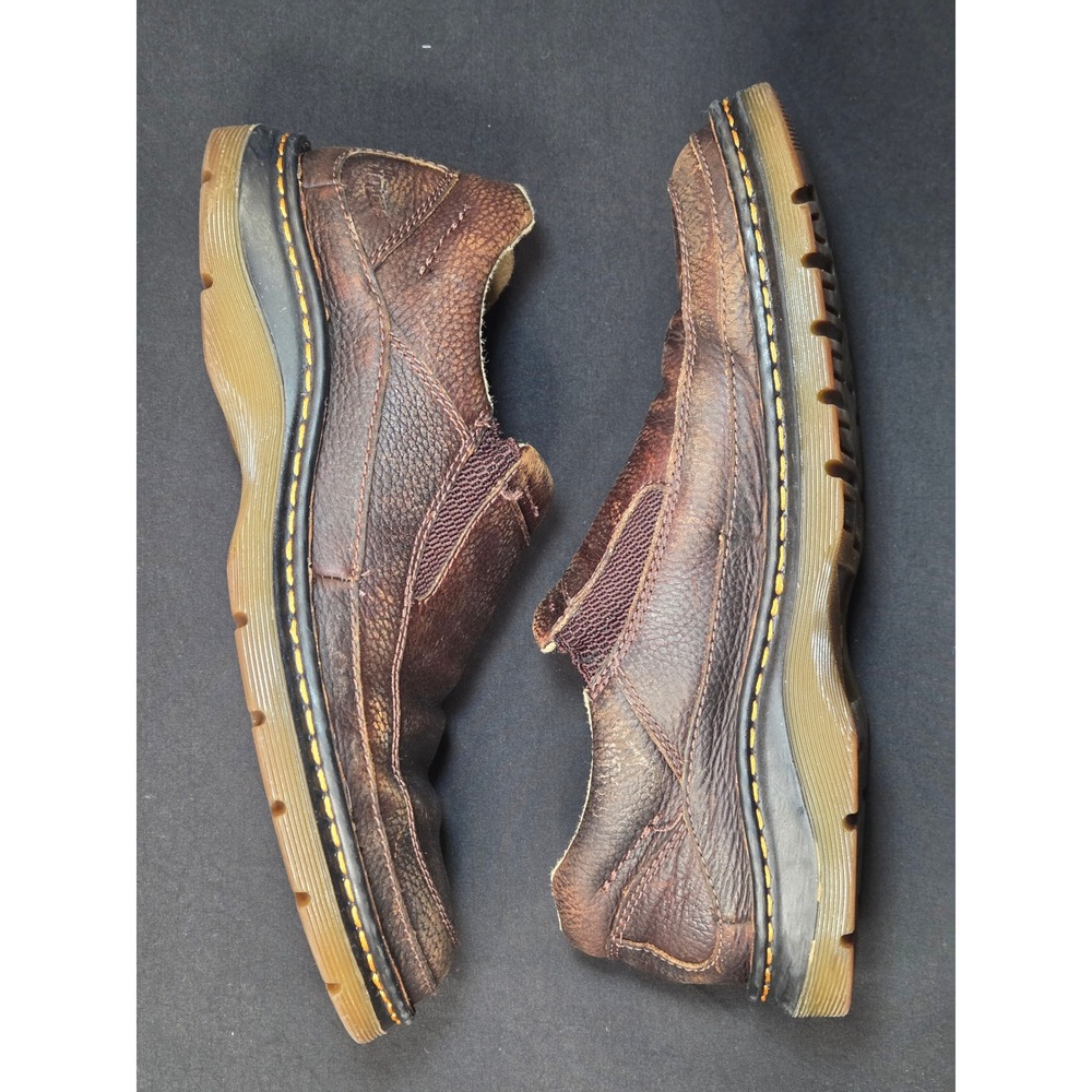Dr.‎ Martens 11198 Mens Brown Leather Slip On Loafers Shoes Size 11 US AW004